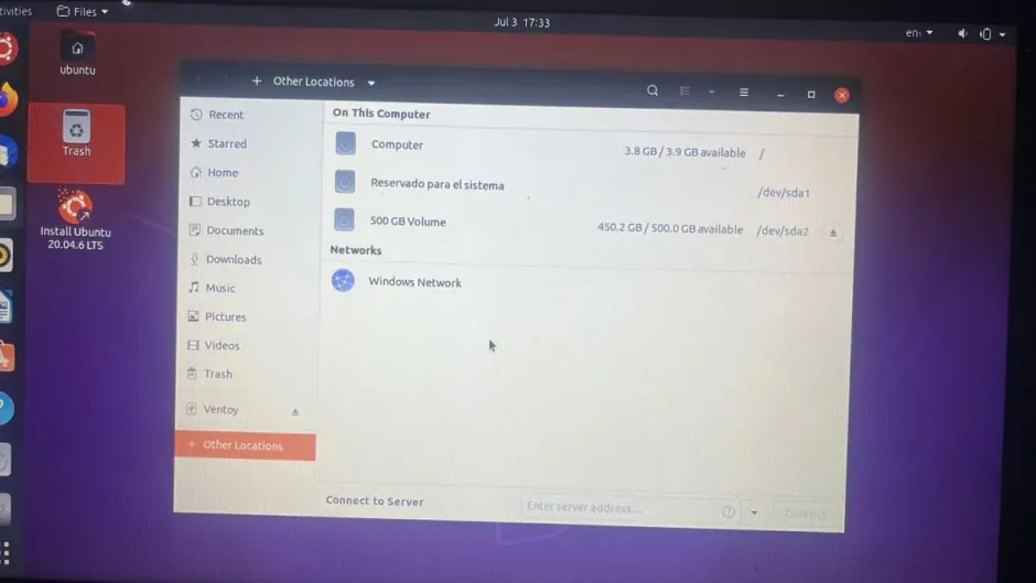 Instalación de Linux