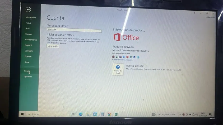 Activación de Office